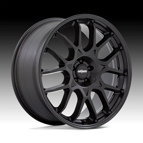 Rotiform ZWS R195 Matte Black Custom Wheels 1